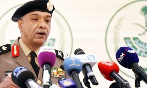 منصور التركي المتحدث الأمني باسم وزارة الداخلية